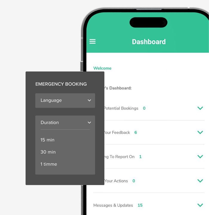 Swift emergency bookings
